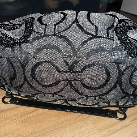 Coach Madison signature Op Art of Sophia Sequin Metallic - Picture 3 of 10